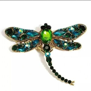 Rhinestones beautiful Dragonfly Brooch